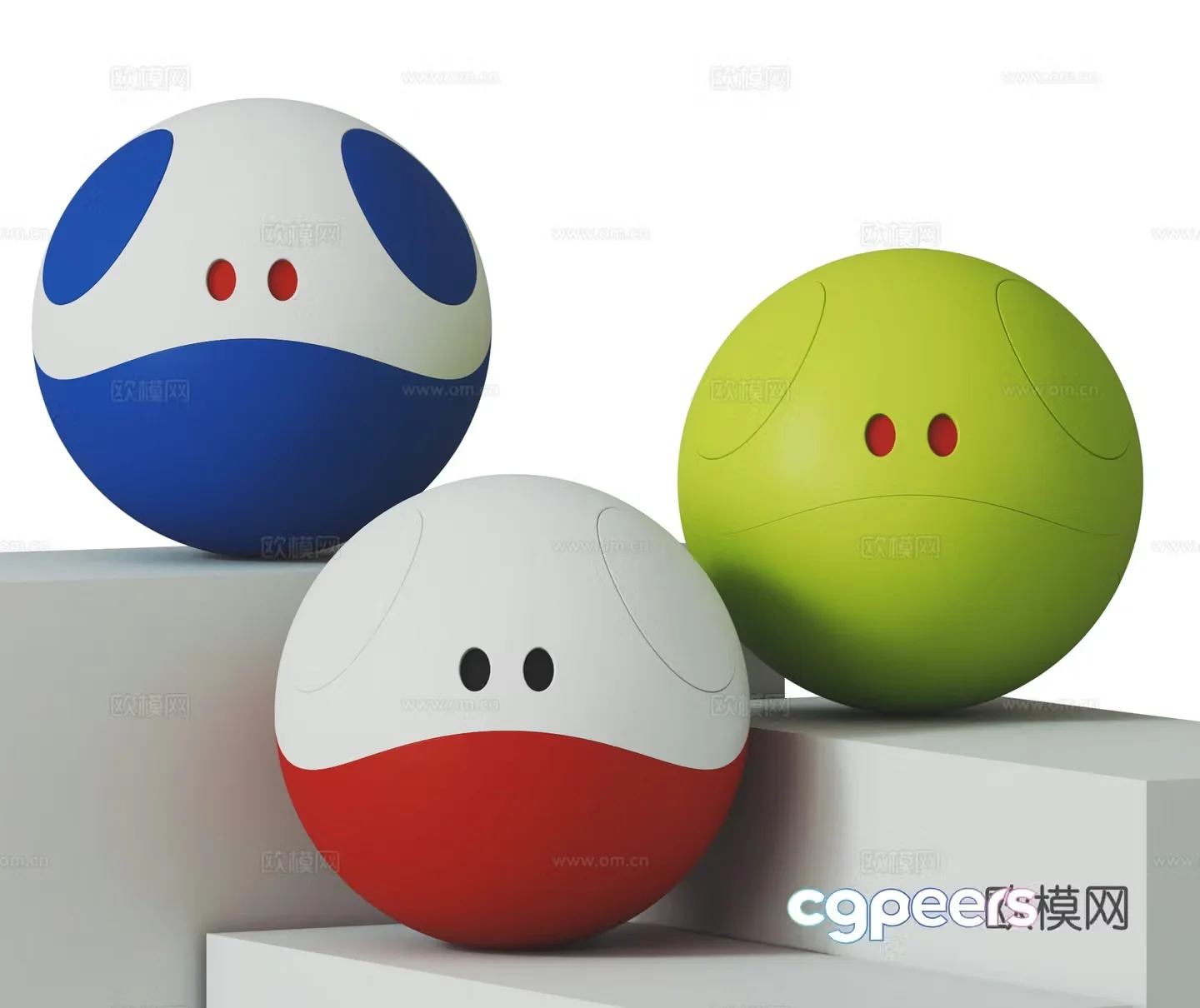 Modern toy 3d model