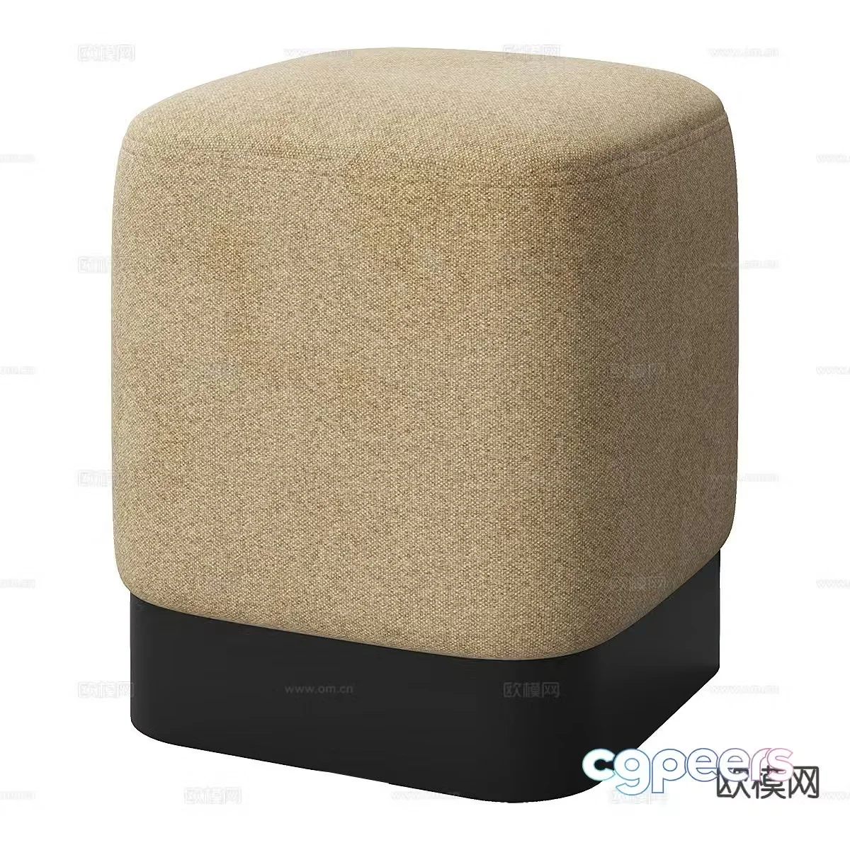 Modern simple stool sofa stool low stool 3d model
