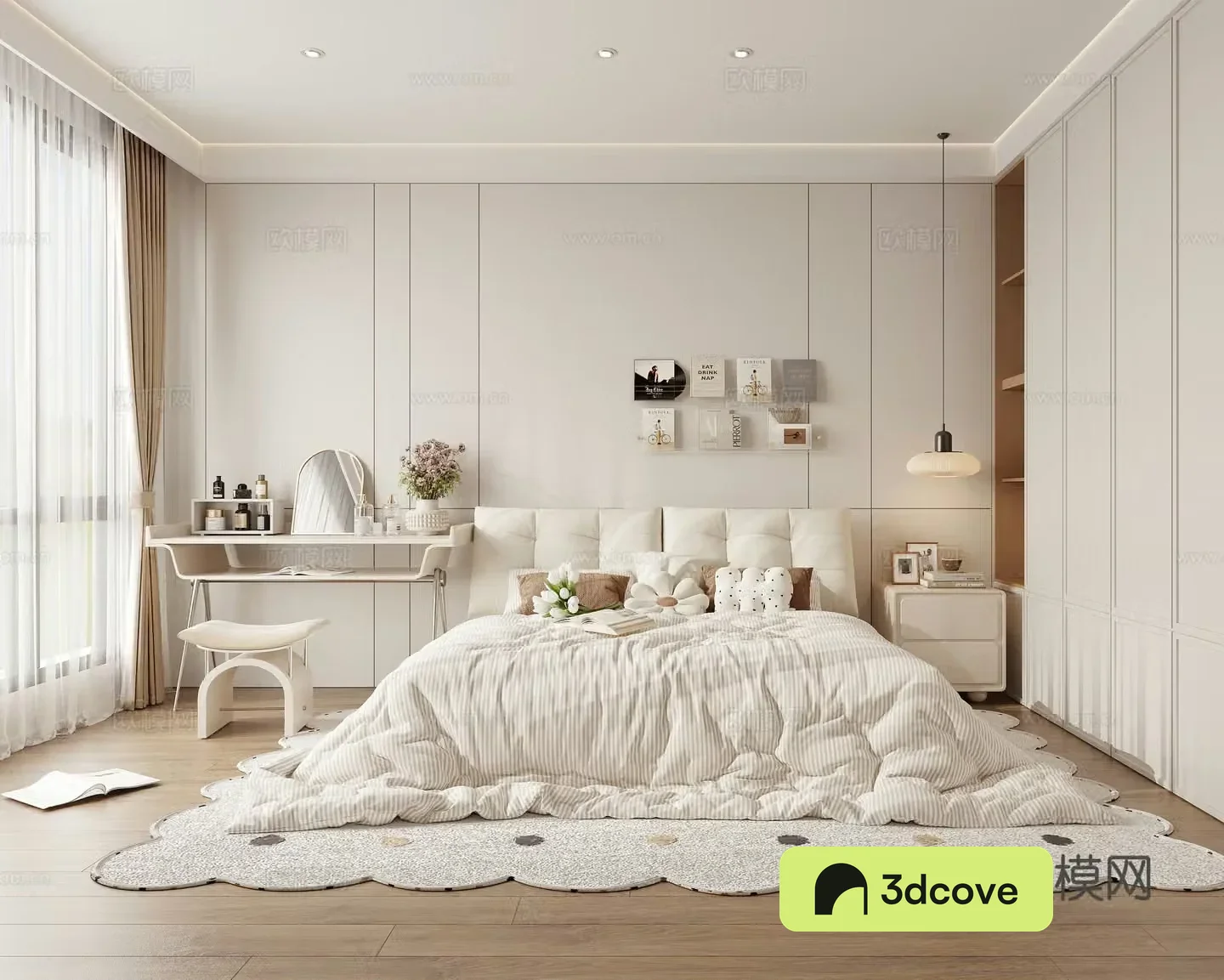 Creamy Bedroom Master Bedroom