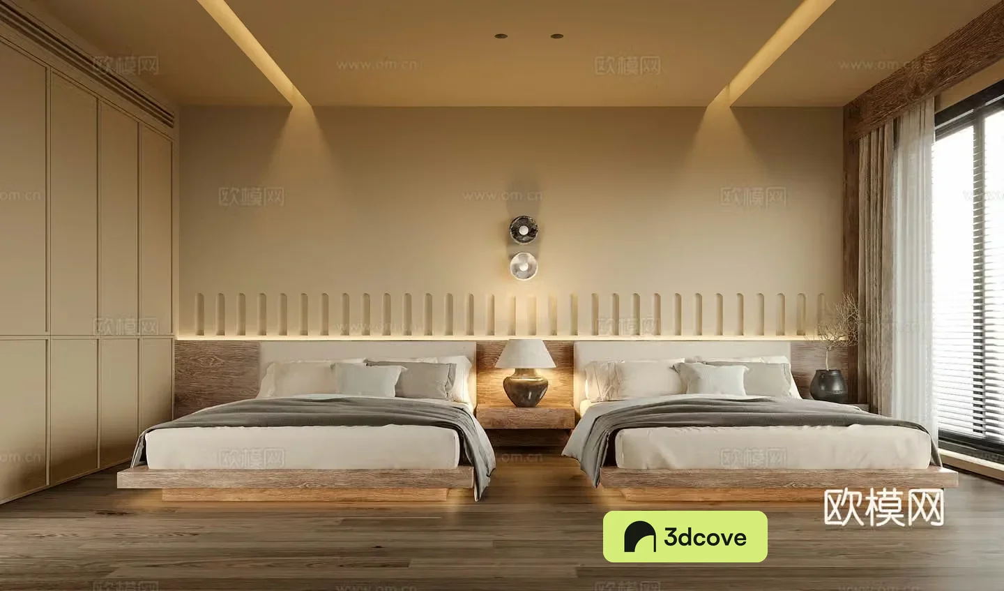 Modern hotel room B&B room