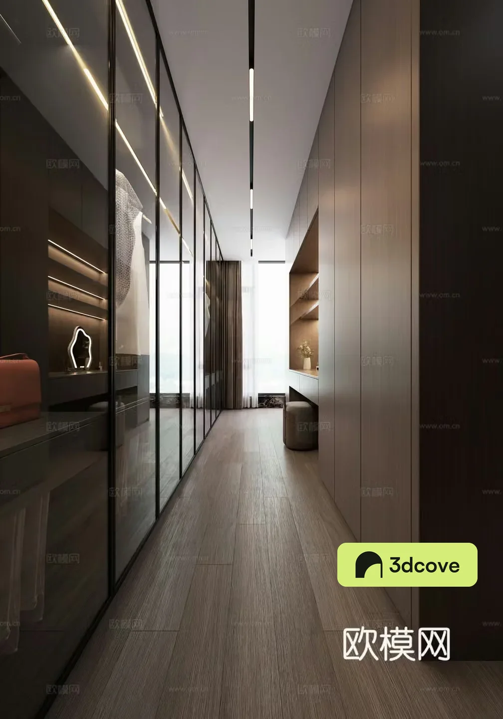 Italian style cloakroom Minimalist cloakroom