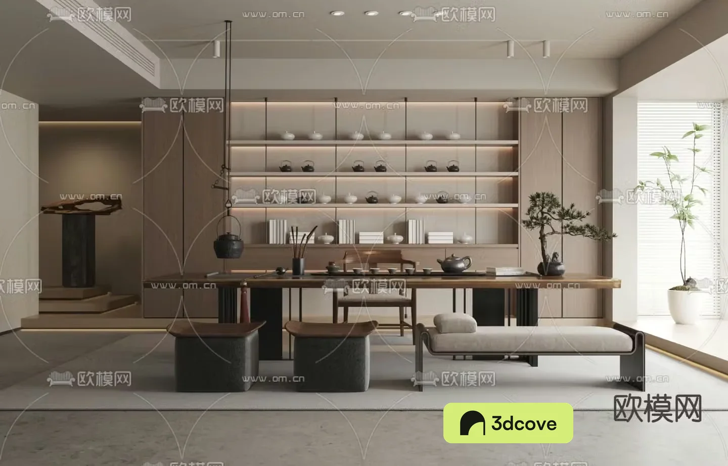 New Chinese tea room