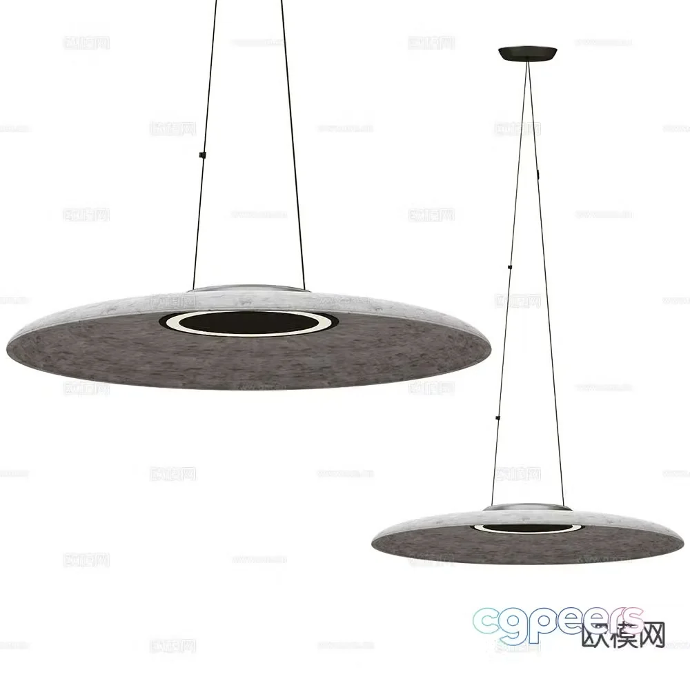 Ole dining room chandelier 3d model