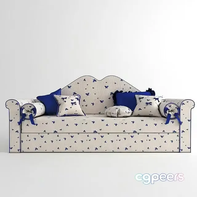 3ds Max Free – Bed DOLFI Ally 01