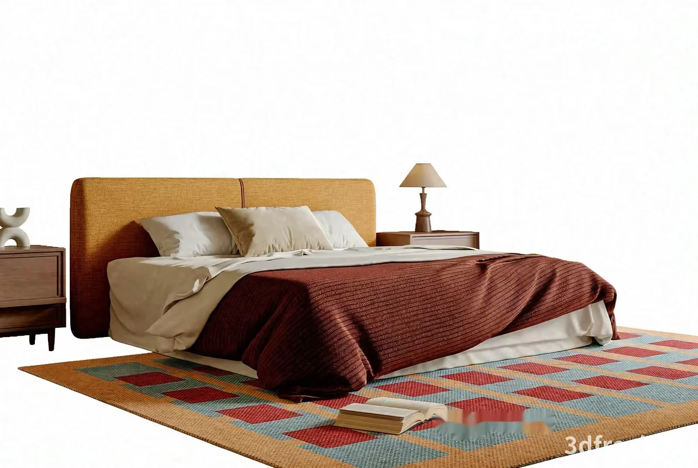 Cozy Bedroom 3D Model – 5862 – VRAY Render