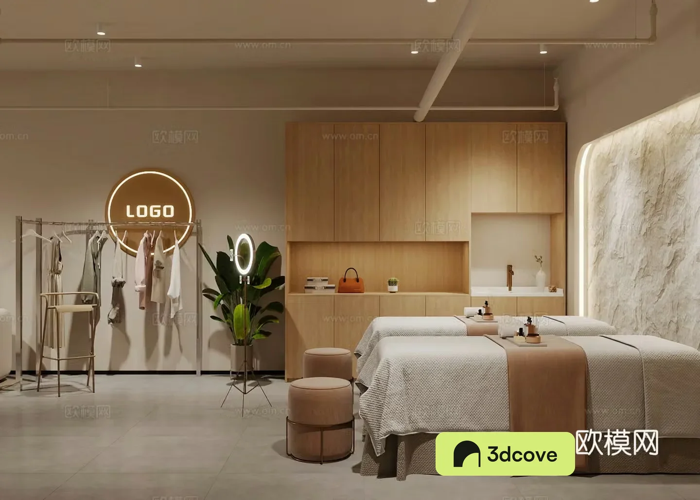Wasabi Beauty Salon Beauty Room 3D Model