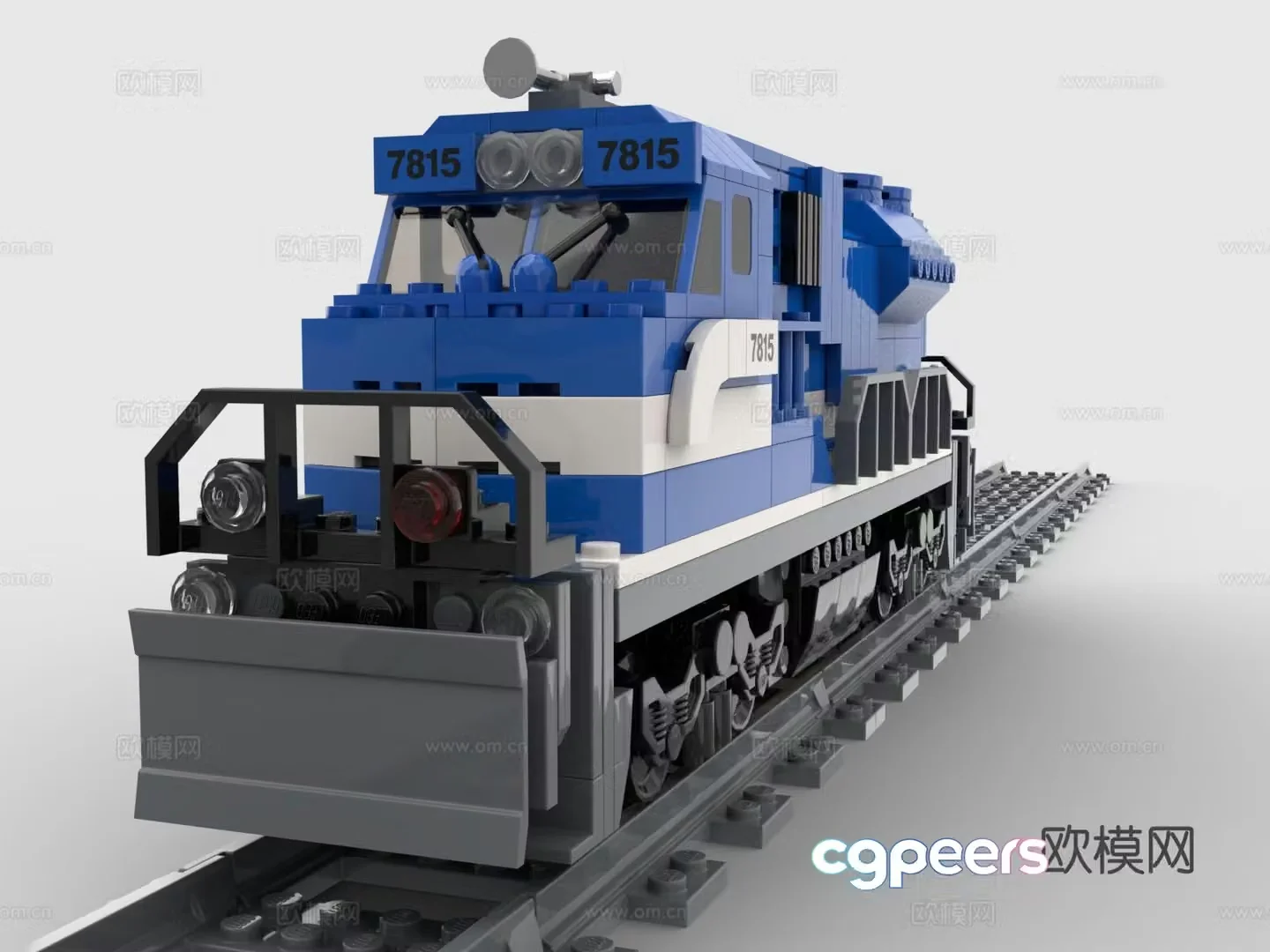 LEGO LEGO toys building blocks train locomotive 3d model