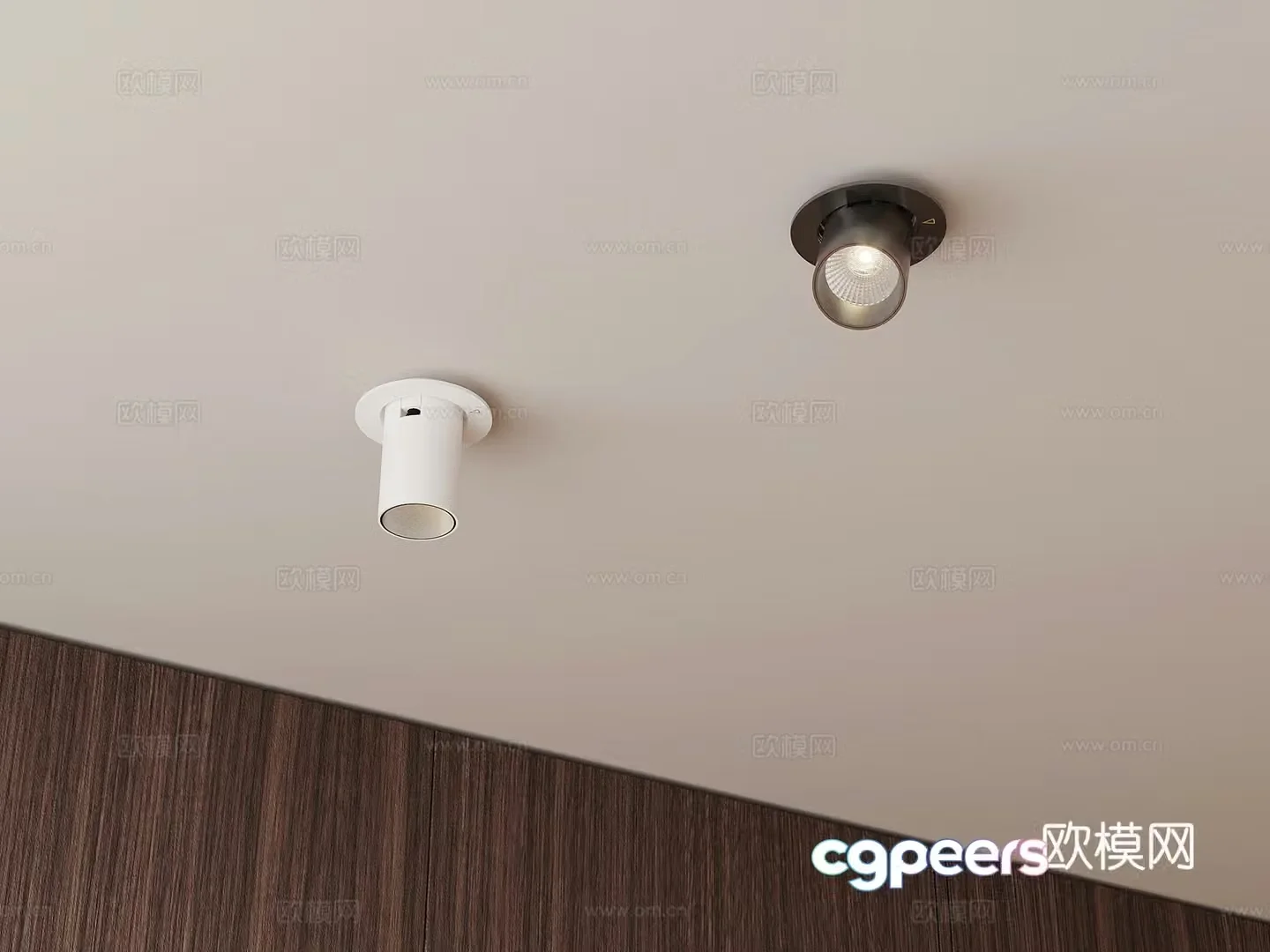 Modern spotlight downlight 3d model