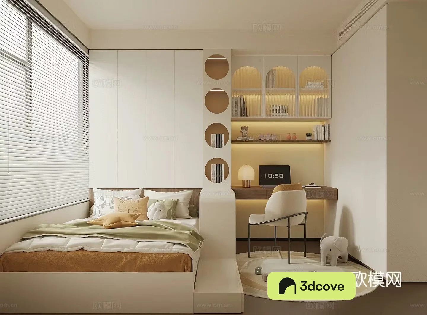 Modern children’s room children’s bedroom children’s master bedroom tatami bedroom