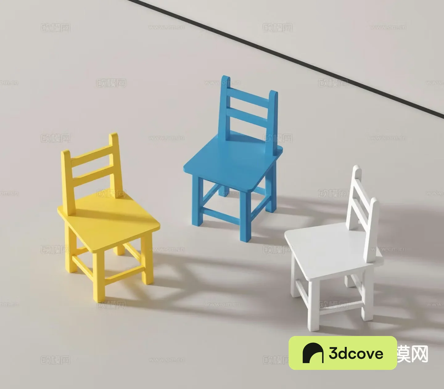 Modern children’s chair stool children’s stool