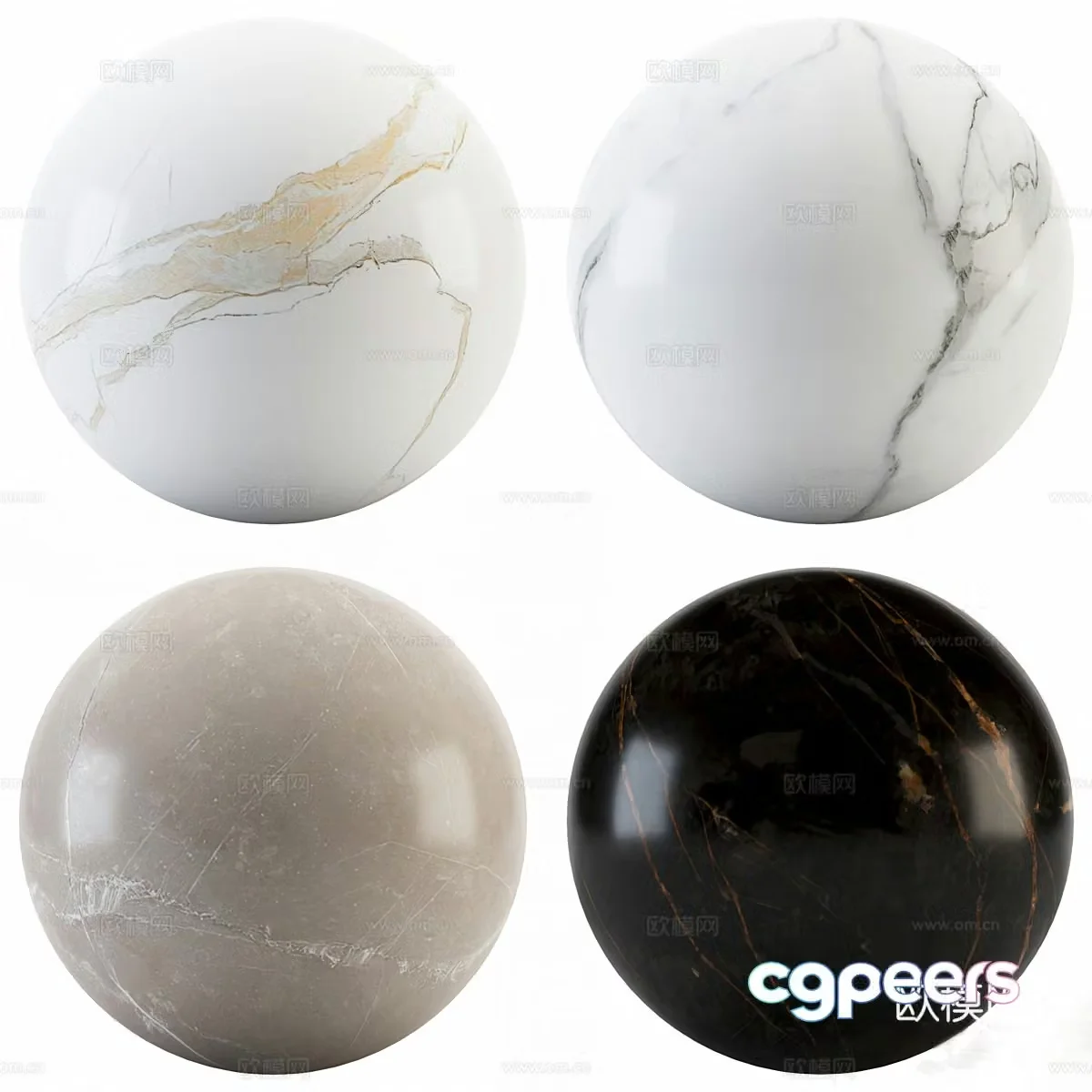 Marble tiles floor tiles 3d model