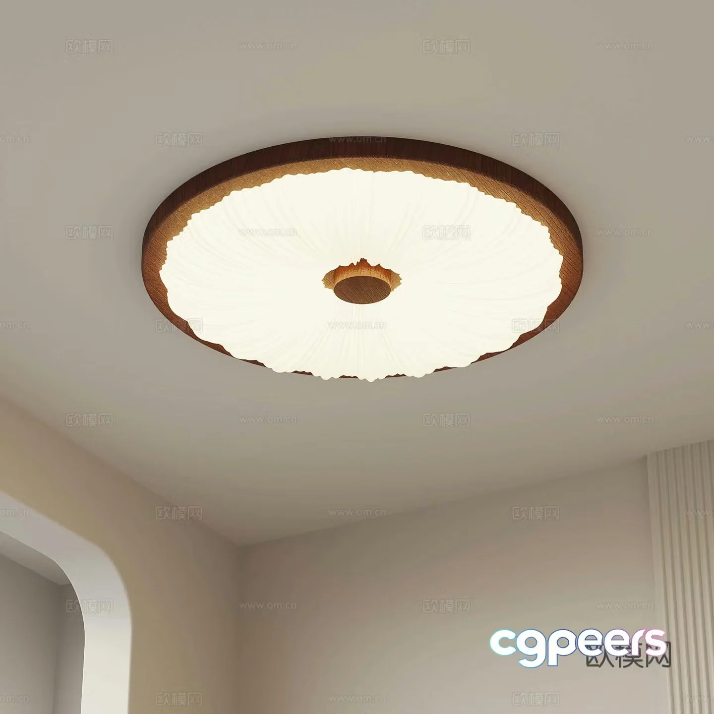 Wasabi Middle Style Ceiling Light Bedroom Ceiling Light Living Room Ceiling Light 3D Model