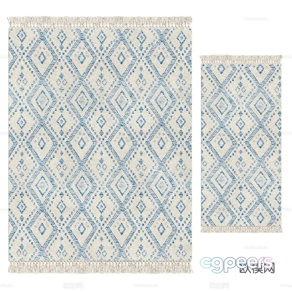 Square carpet 3d model
