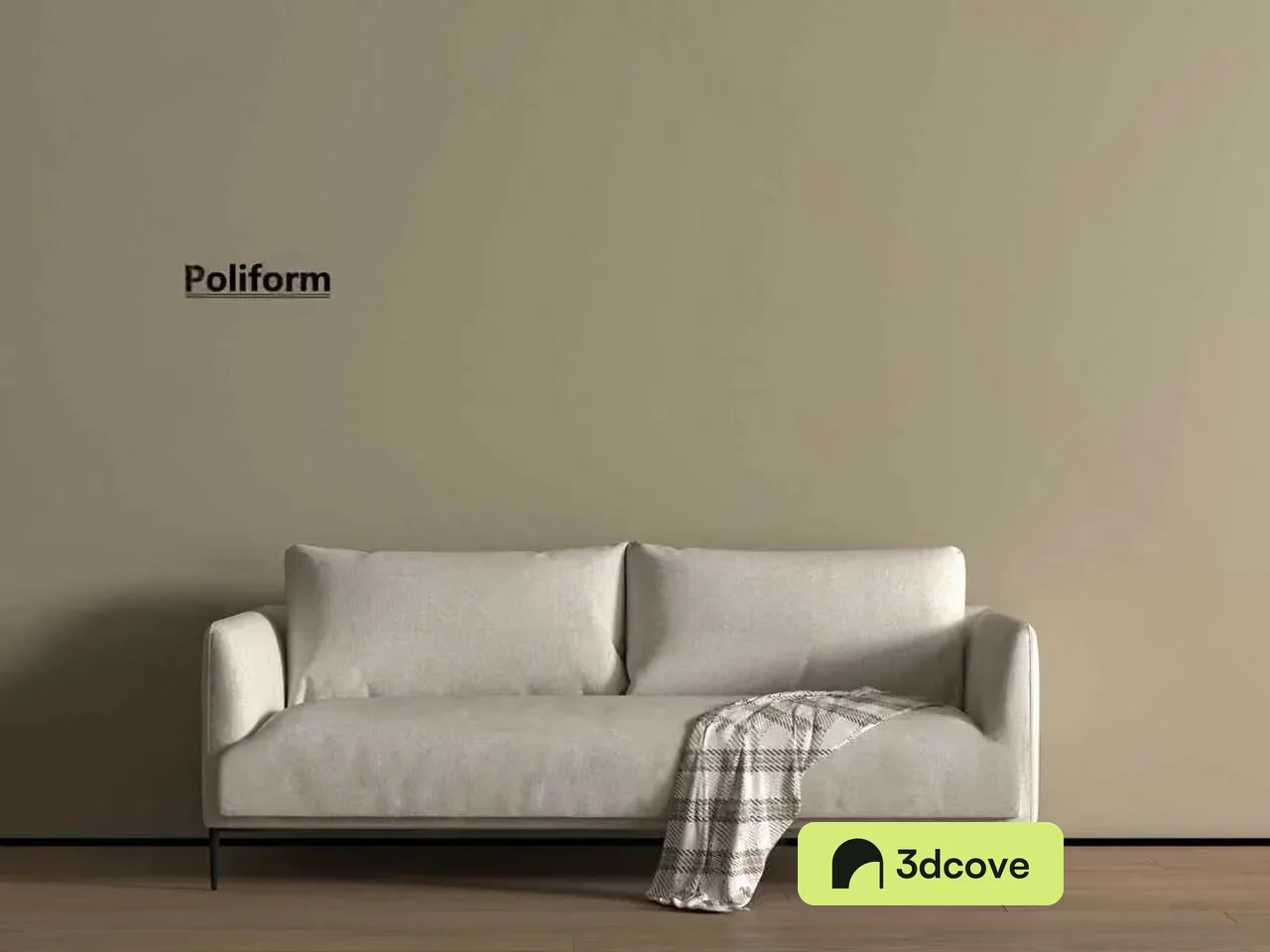 Modern White Couch
