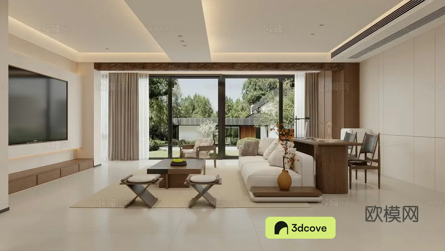 Zen New Chinese Living Restaurant Open Study Room