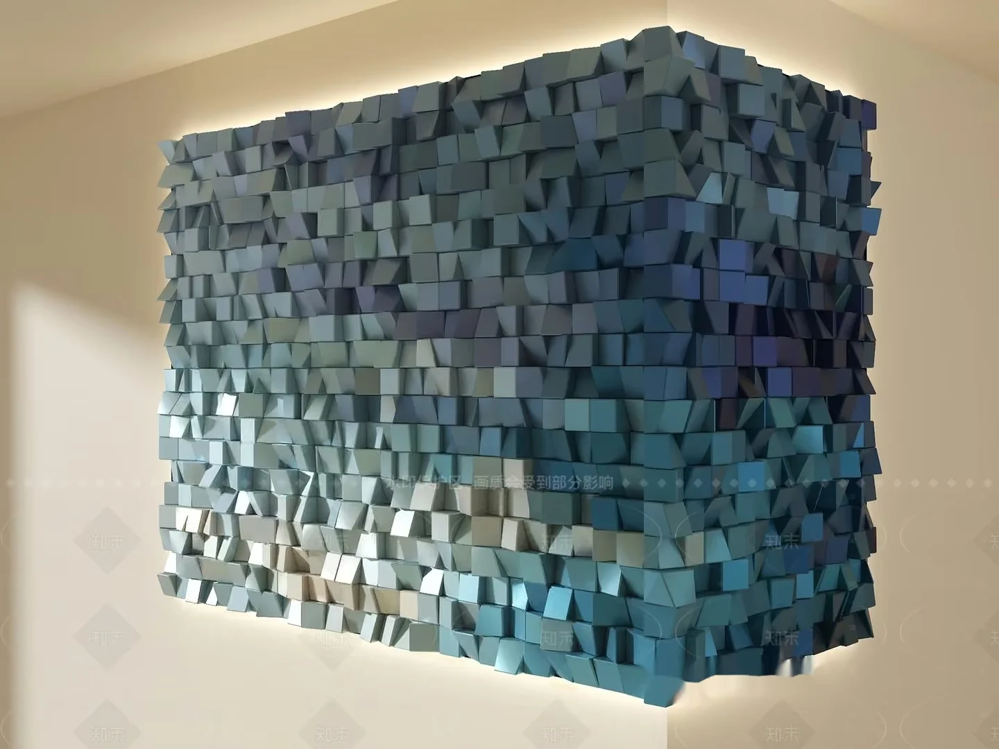 Modern Wall Art 3D Model – 21135 – VRAY Render