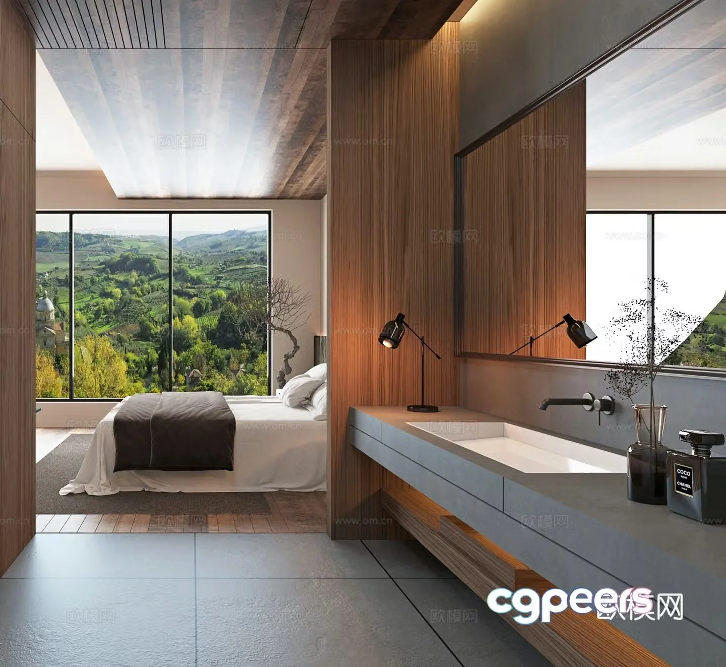 Hotel bathroom bathroom 3d model