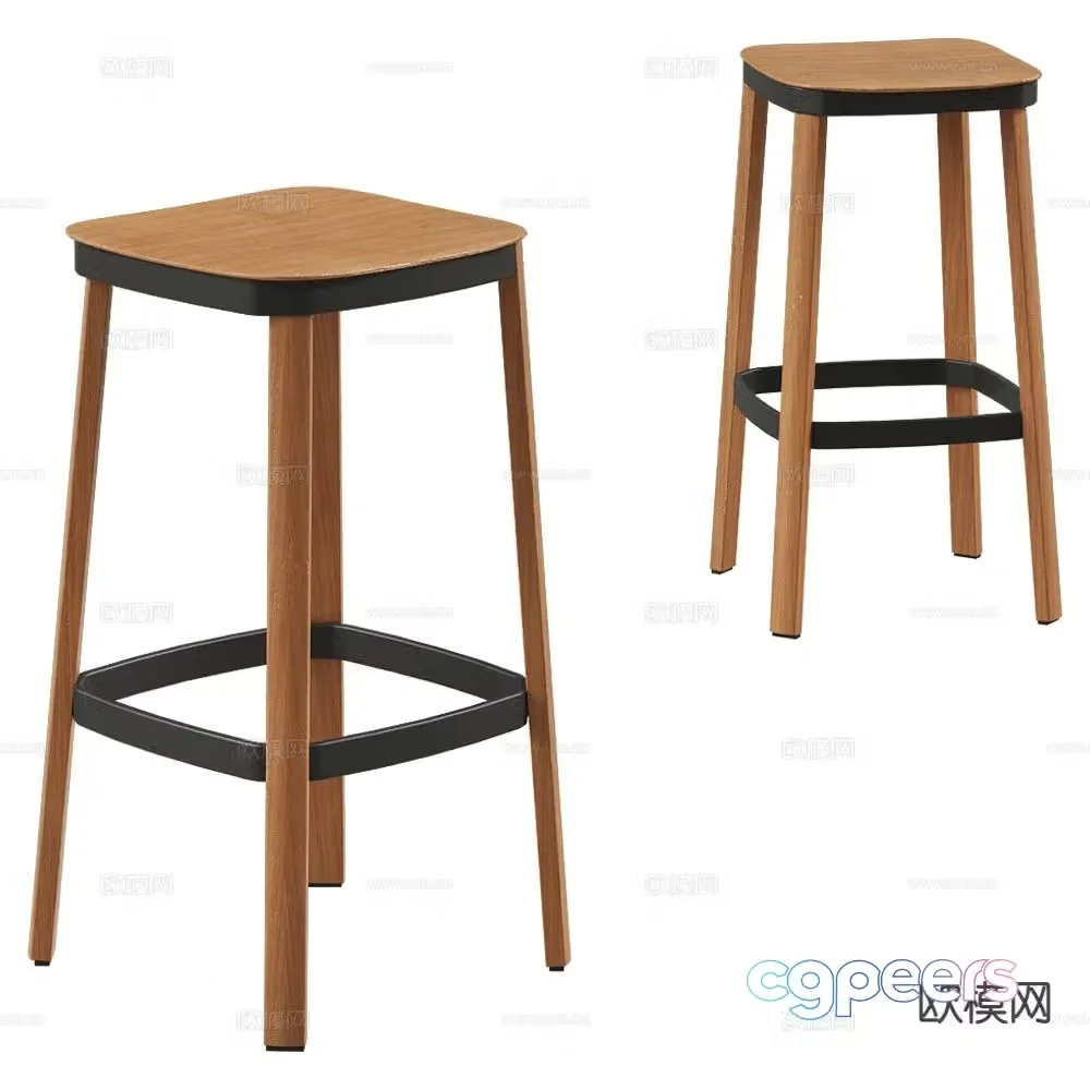 Brunner bar stool bar stool high stool 3d model