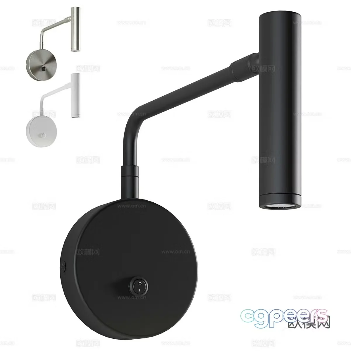 dwellLED – Sprig LED Reading Light 3D Model