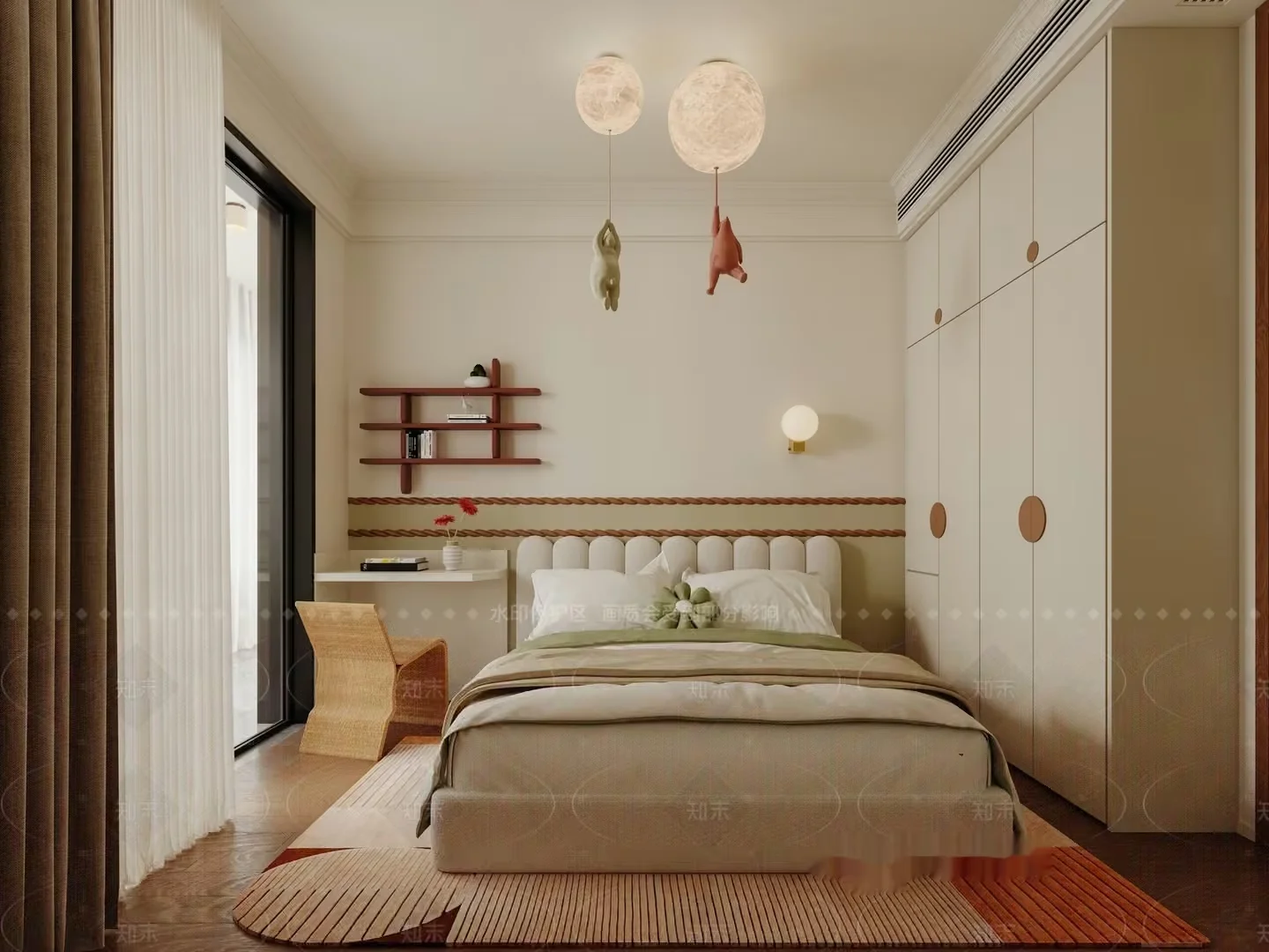 Cozy Bedroom 3D Model – 20438 – VRAY Render