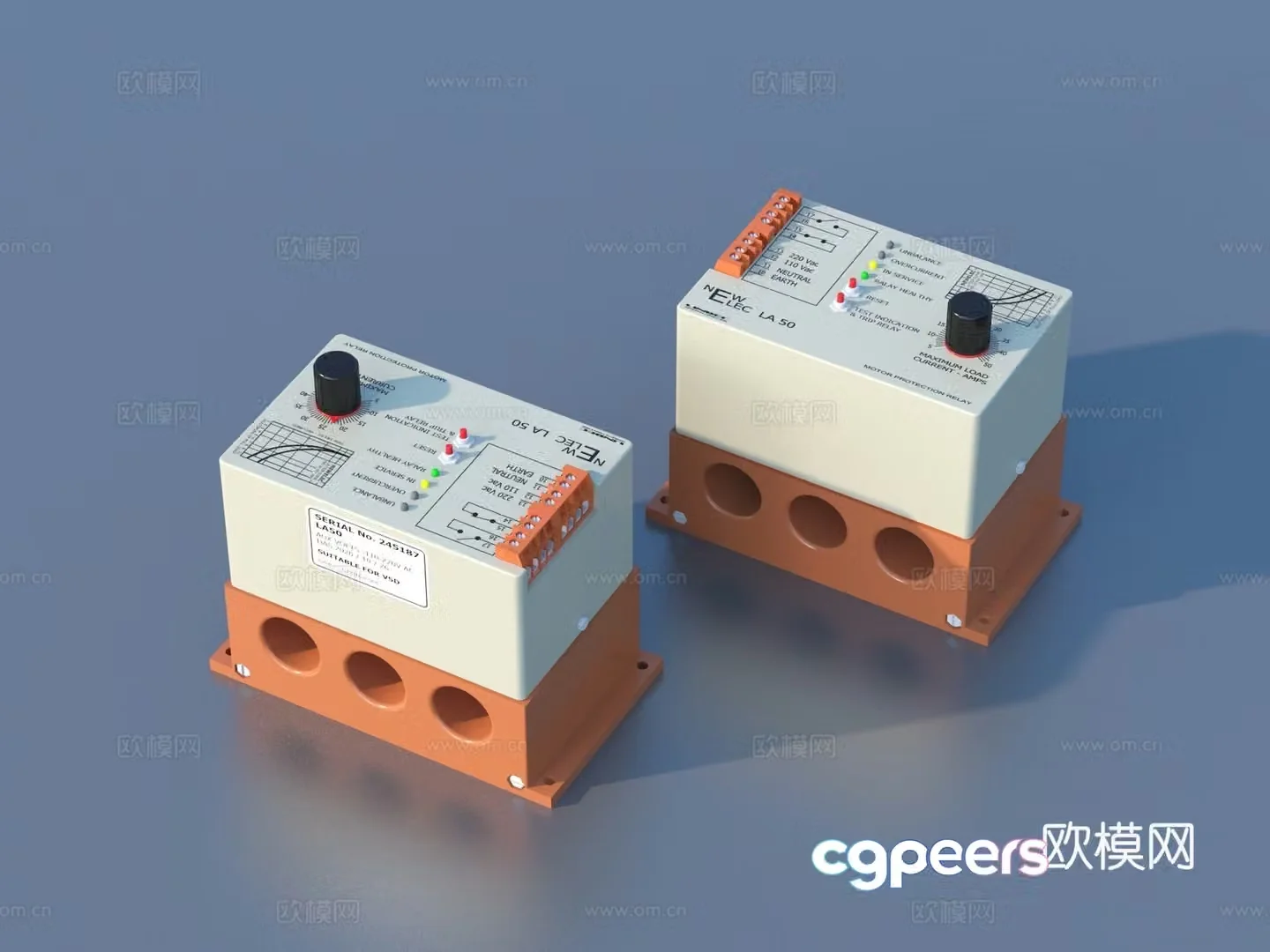 Circuit breaker leakage protection switch air switch 3d model