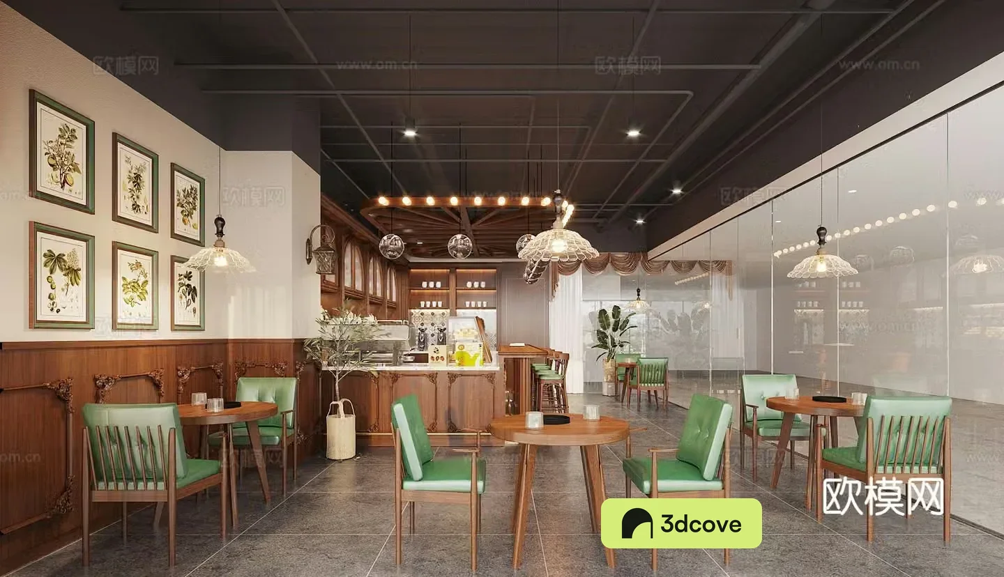 American coffee shop