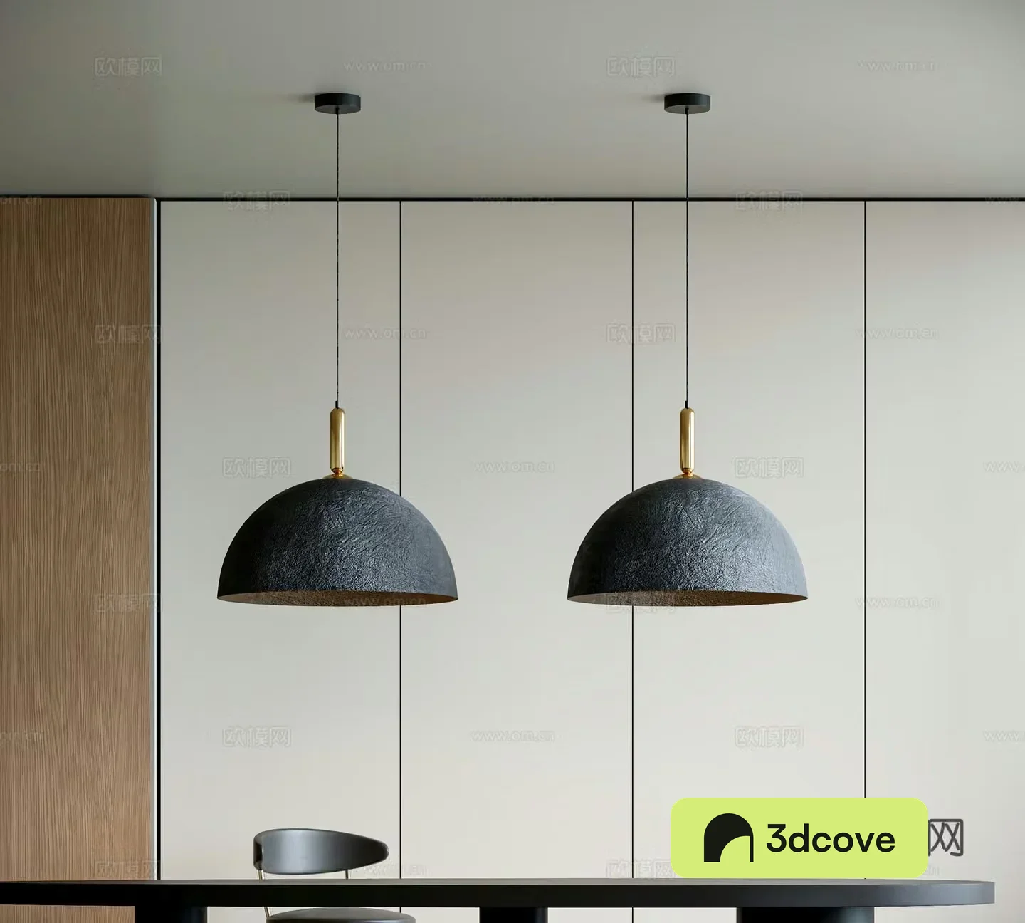 Modern dining room chandelier