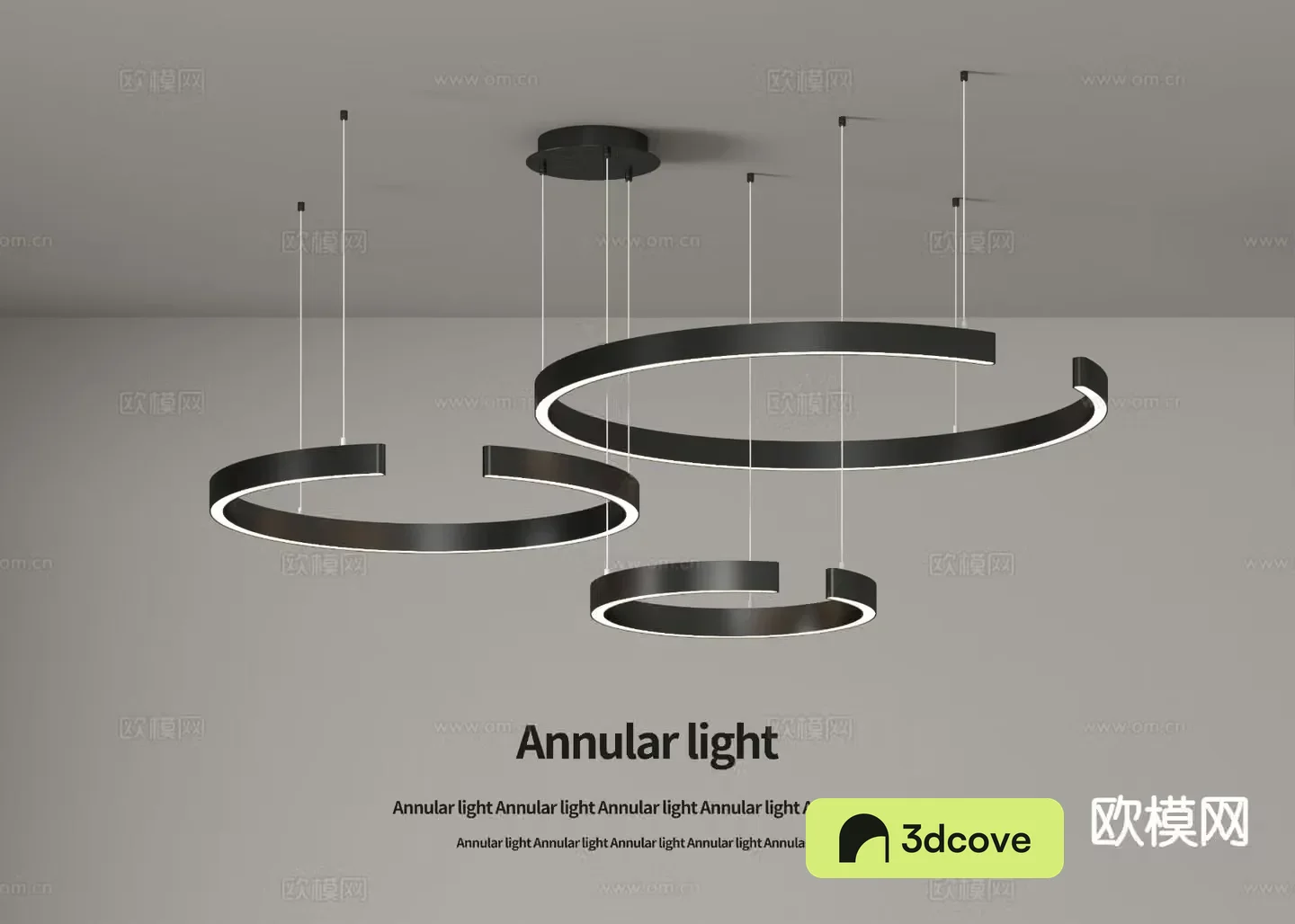 Modern ring chandelier minimalist chandelier