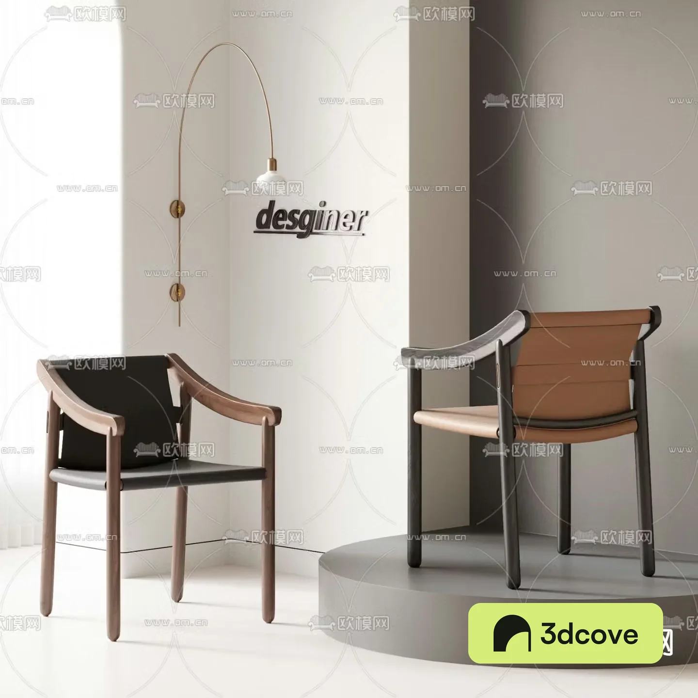 Wabi-sabi chair dining chair