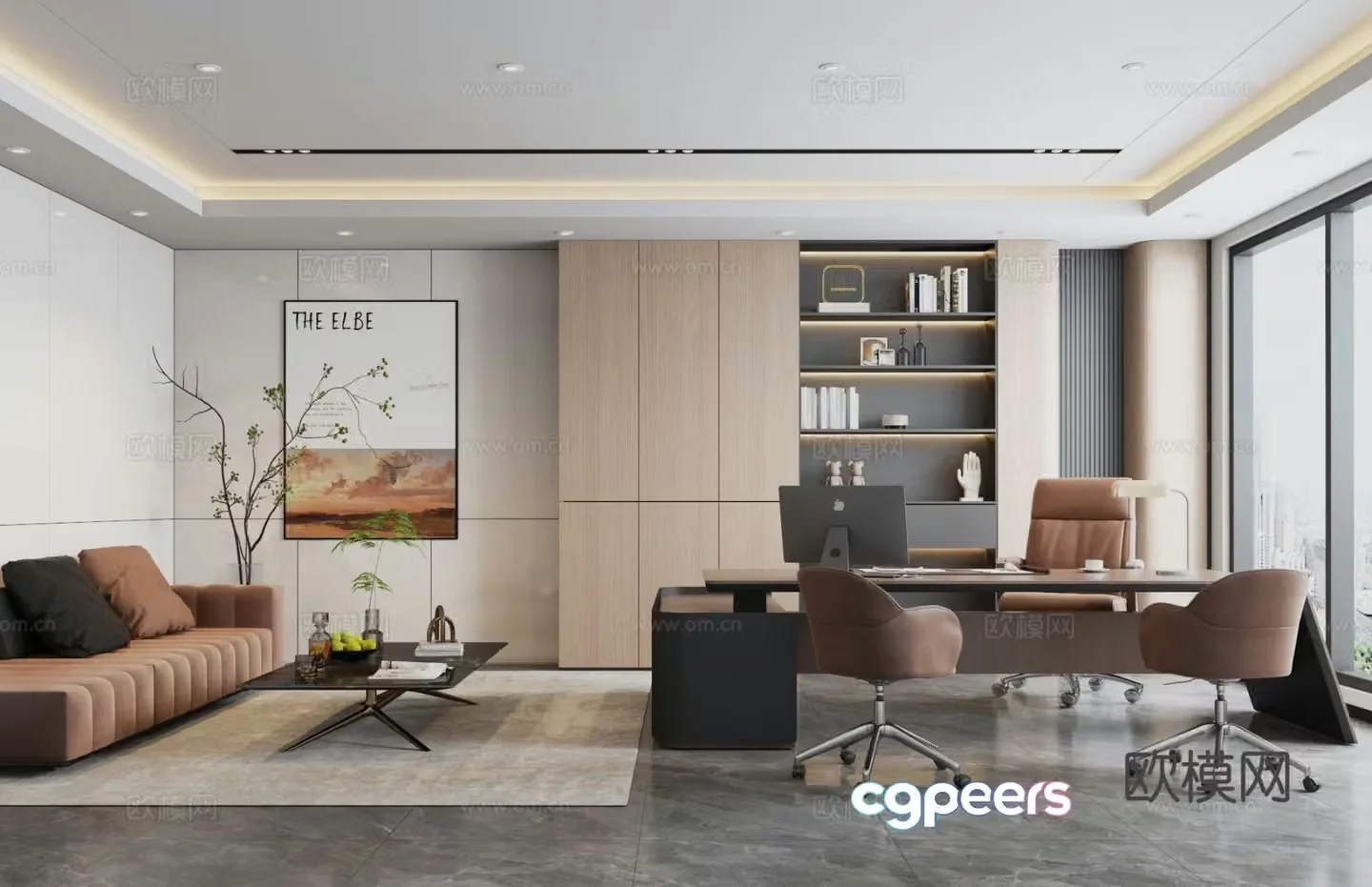 Modern Manager Office 3D model