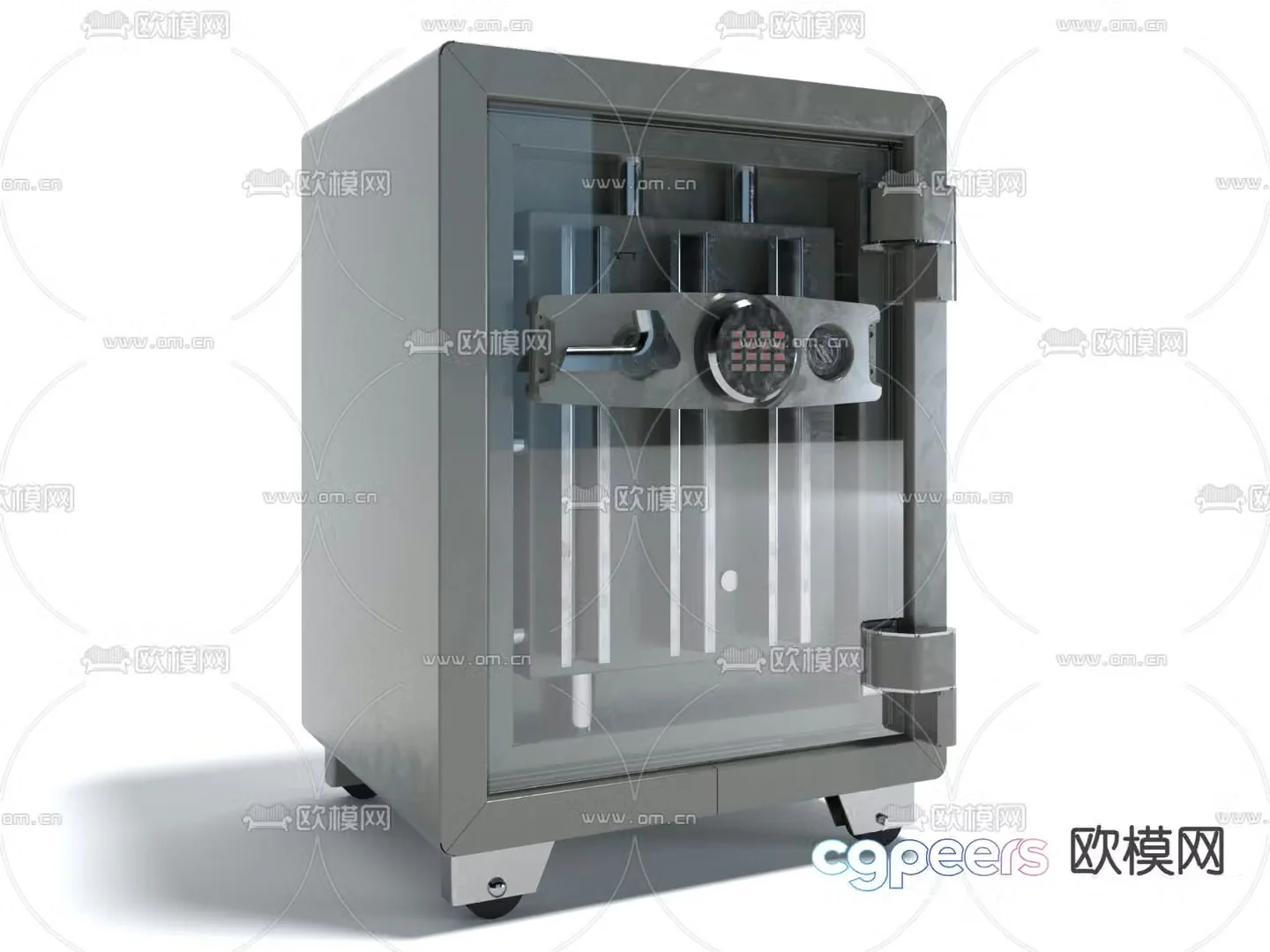 safe safety box storage box 3d model