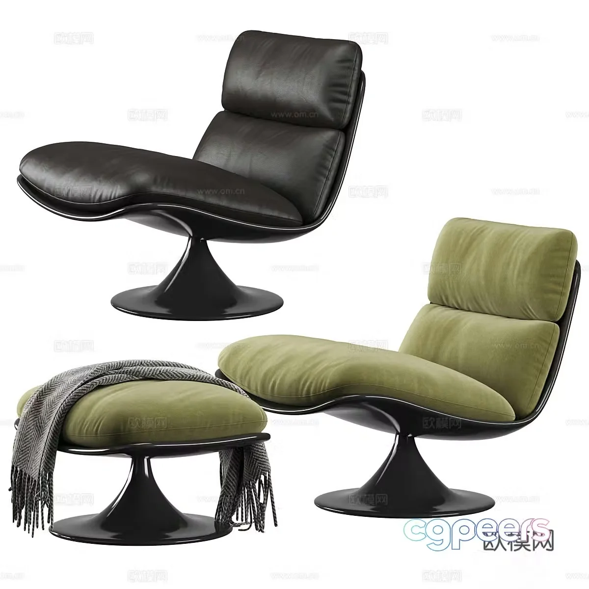 Single chair 3d model