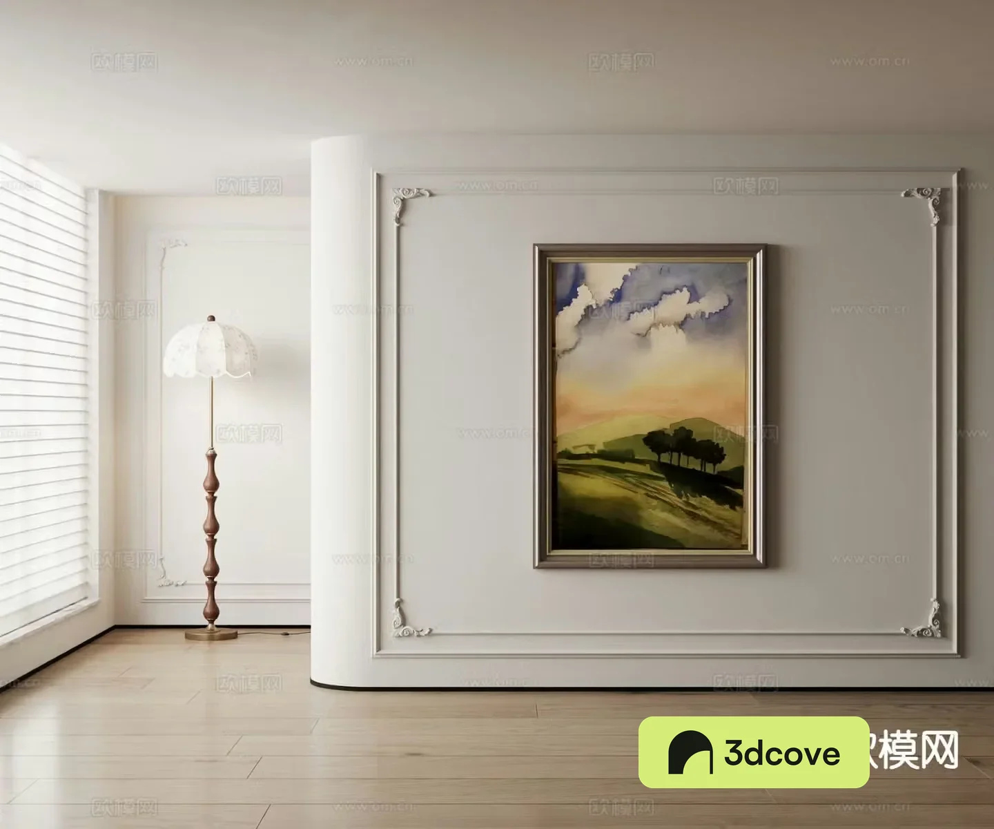 American decorative painting landscape oil painting
