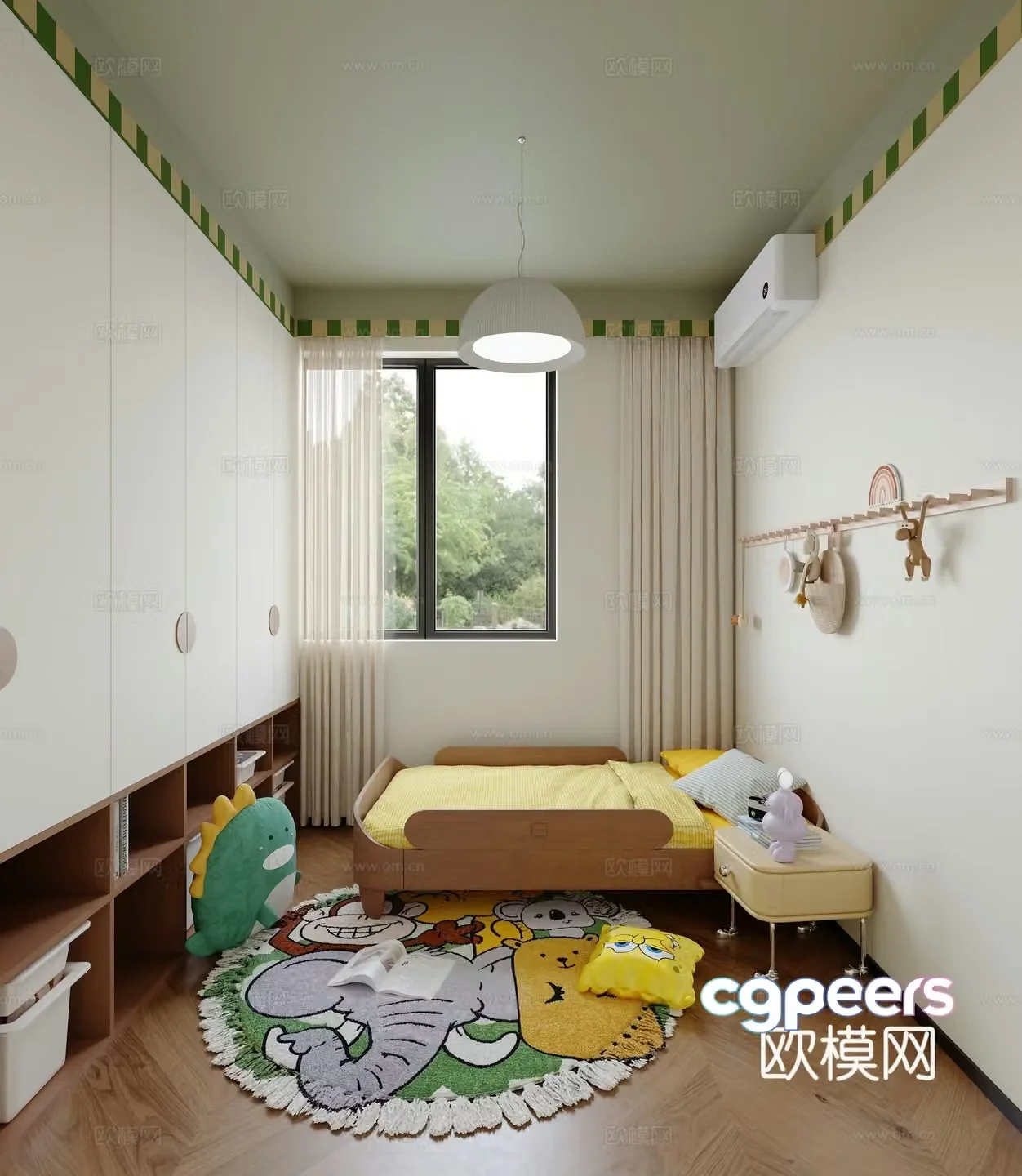 Dopamine Children’s Room Bedroom 3D Model