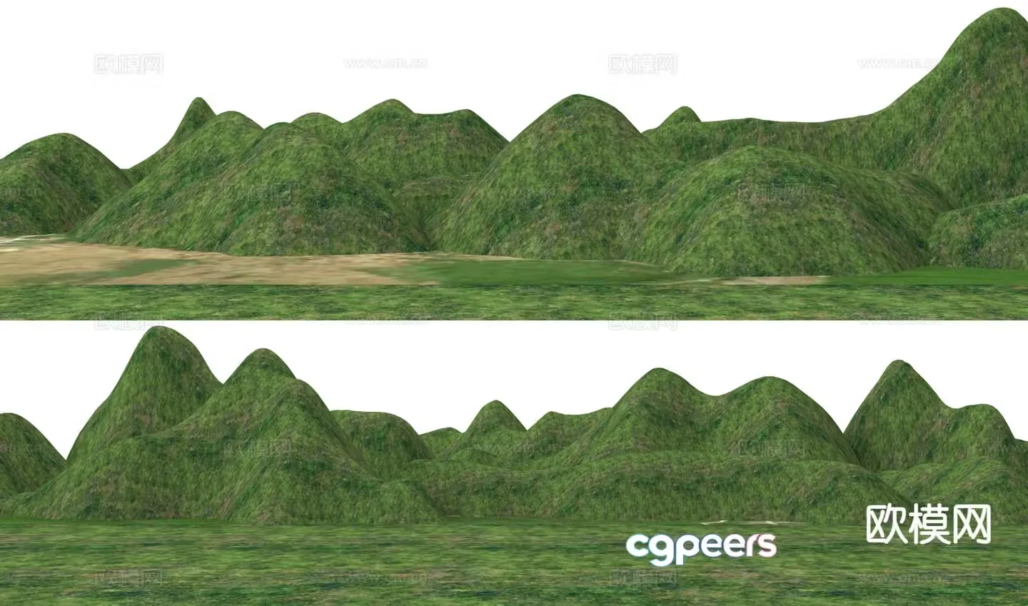 Modern mountains mountains mountain 3d model
