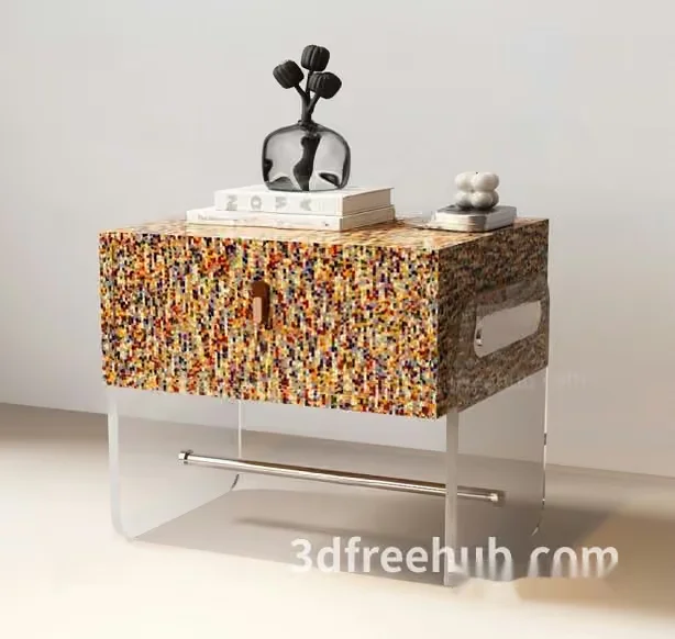 Modern End Table 3D Model – 19650 – VRAY Render