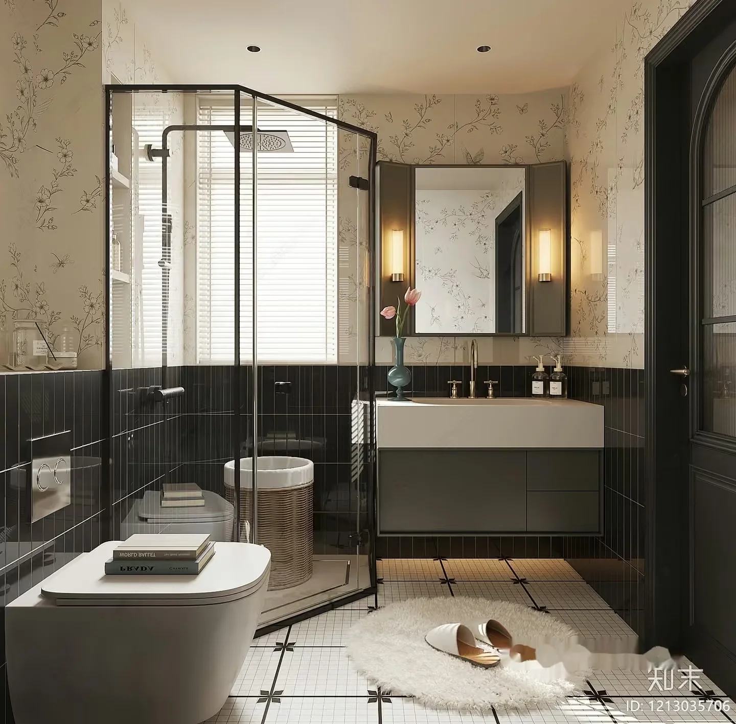 A Bathroom 3D Model – 2550 – VRAY Render