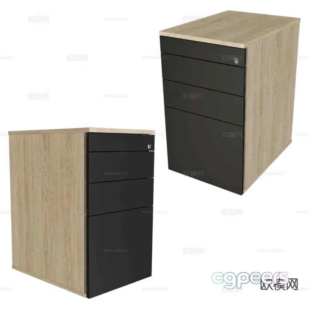 Balma chest of drawers file cabinet 3d model