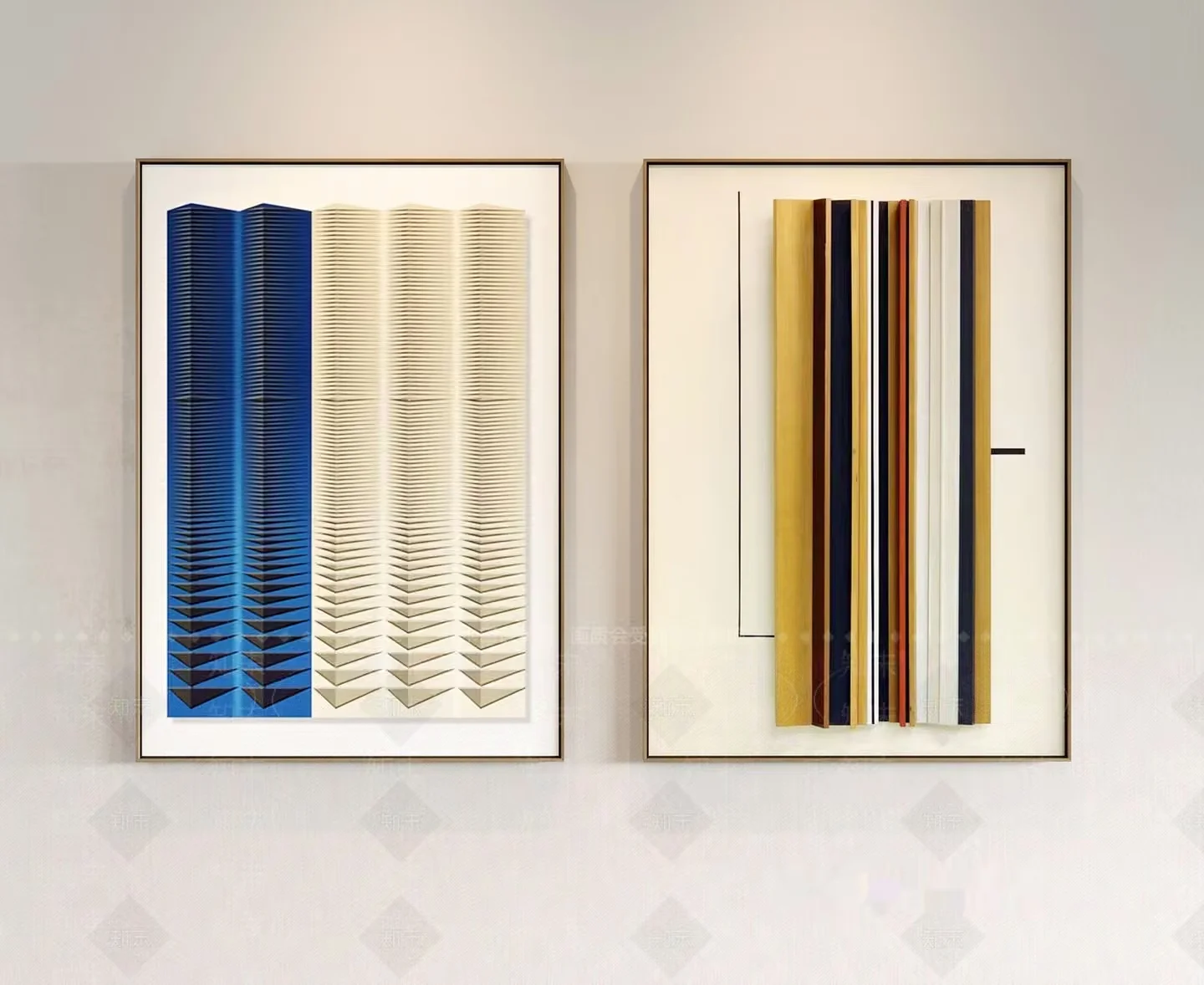 Modern Art Pieces 3D Model – 5769 – VRAY Render