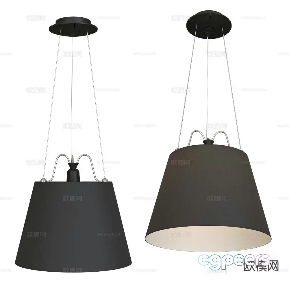 Artemide dining room chandelier 3d model