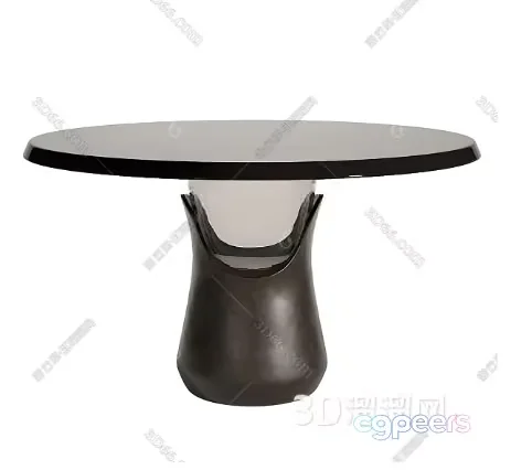 A Round Table 3D Model – 5602 – VRAY Render