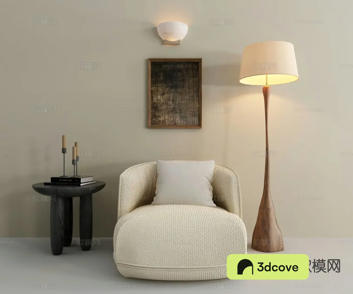 Wabi-sabi single sofa