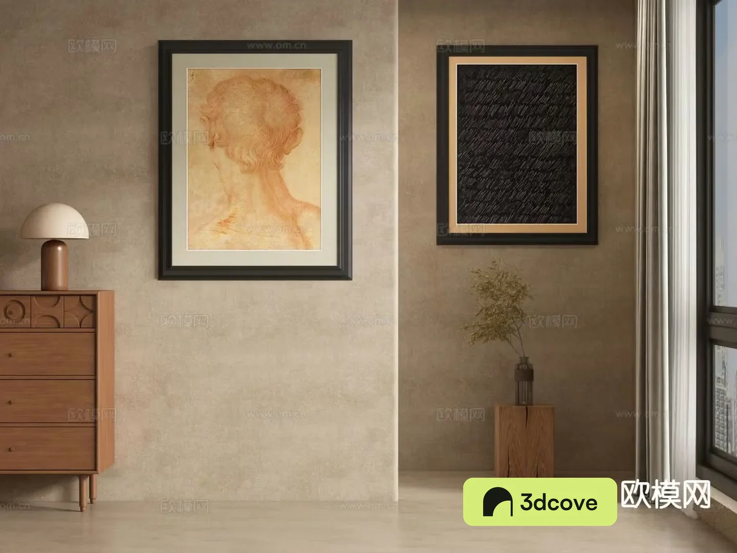 French decorative painting art painting hanging painting