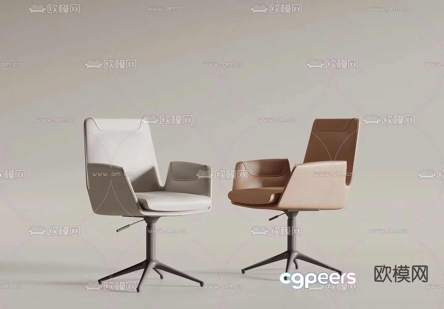 Office chair staff chair conference chair 3d model