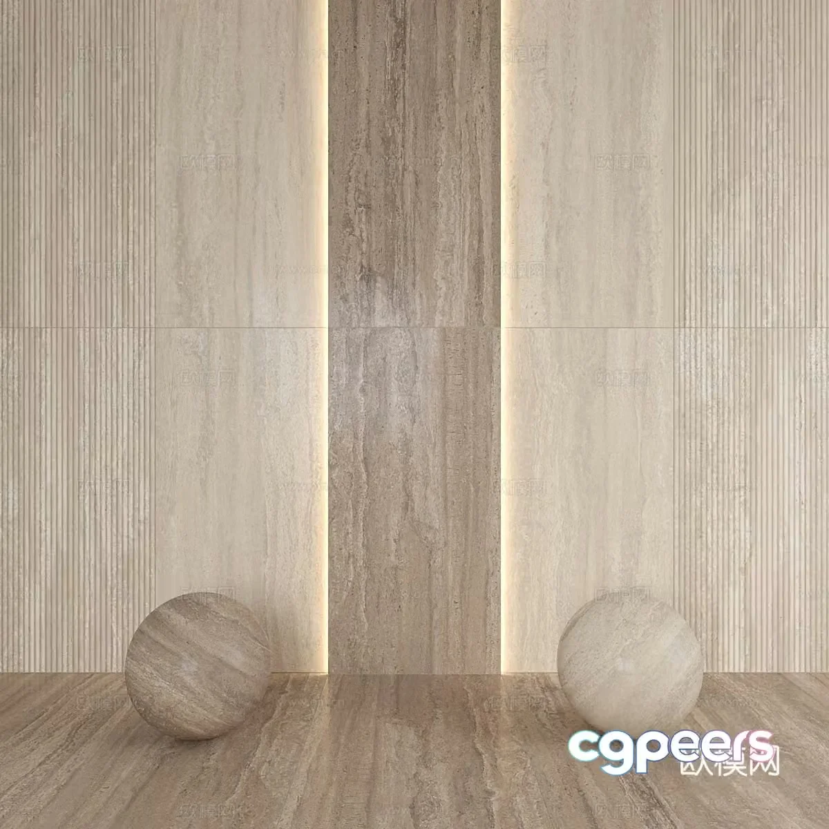 New Chinese floor tiles 3D model