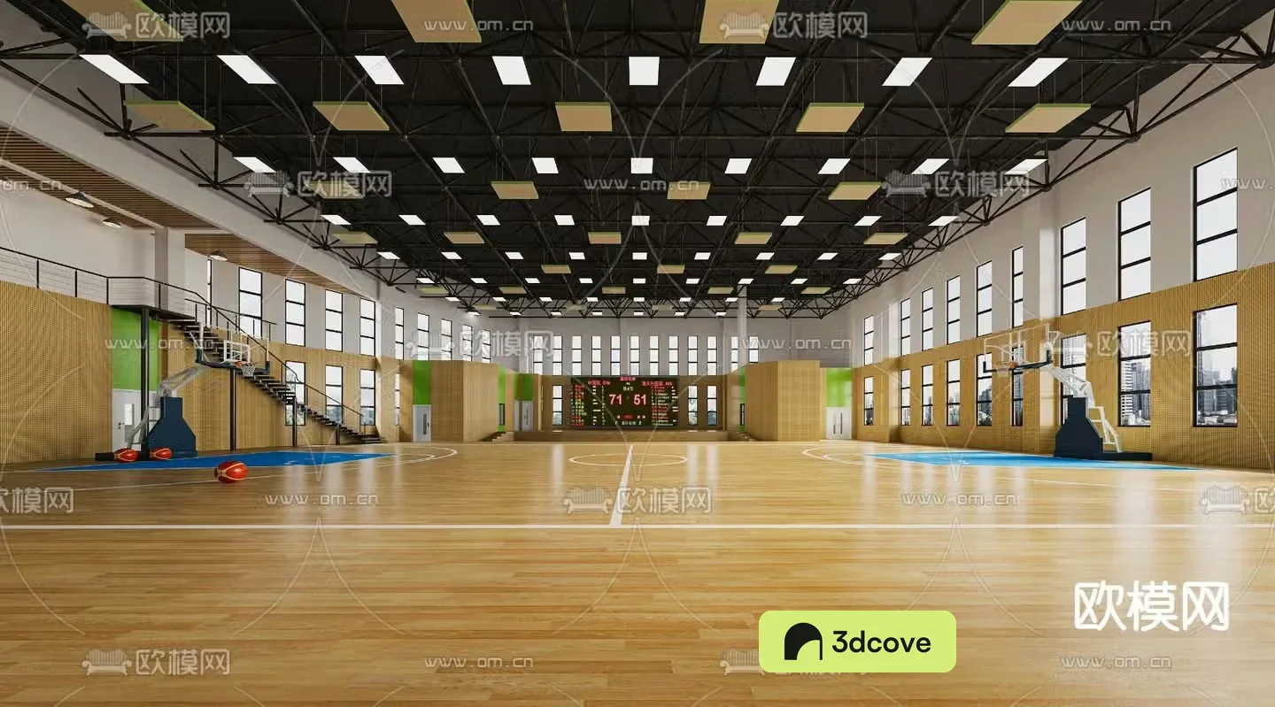 Gym Basketball Hall
