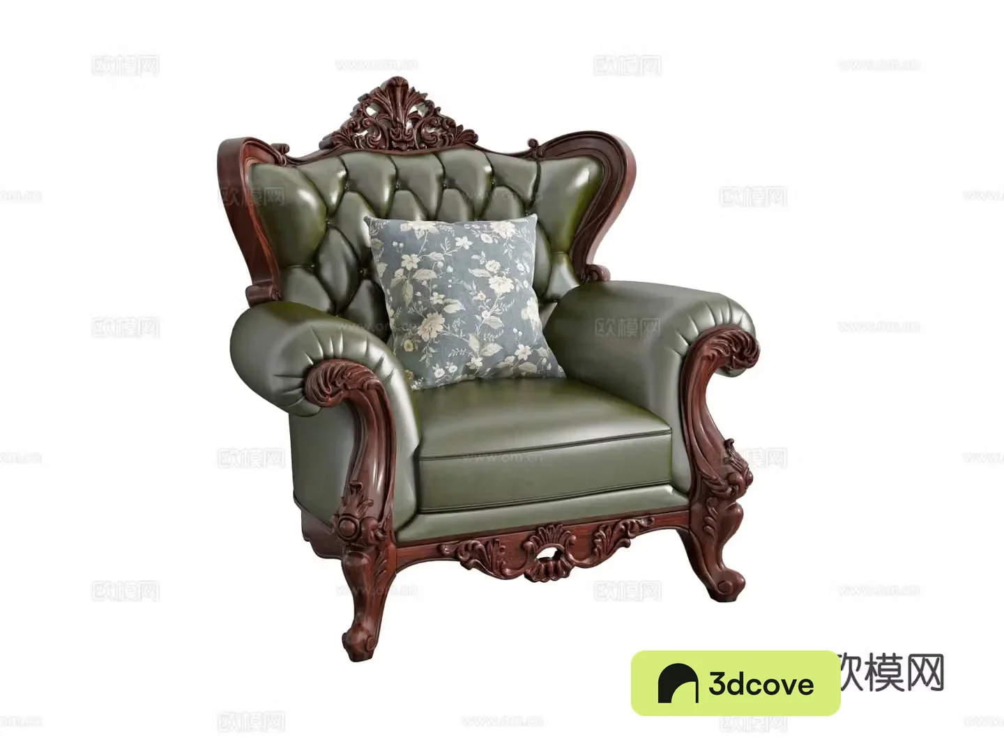 Single sofa leather sofa