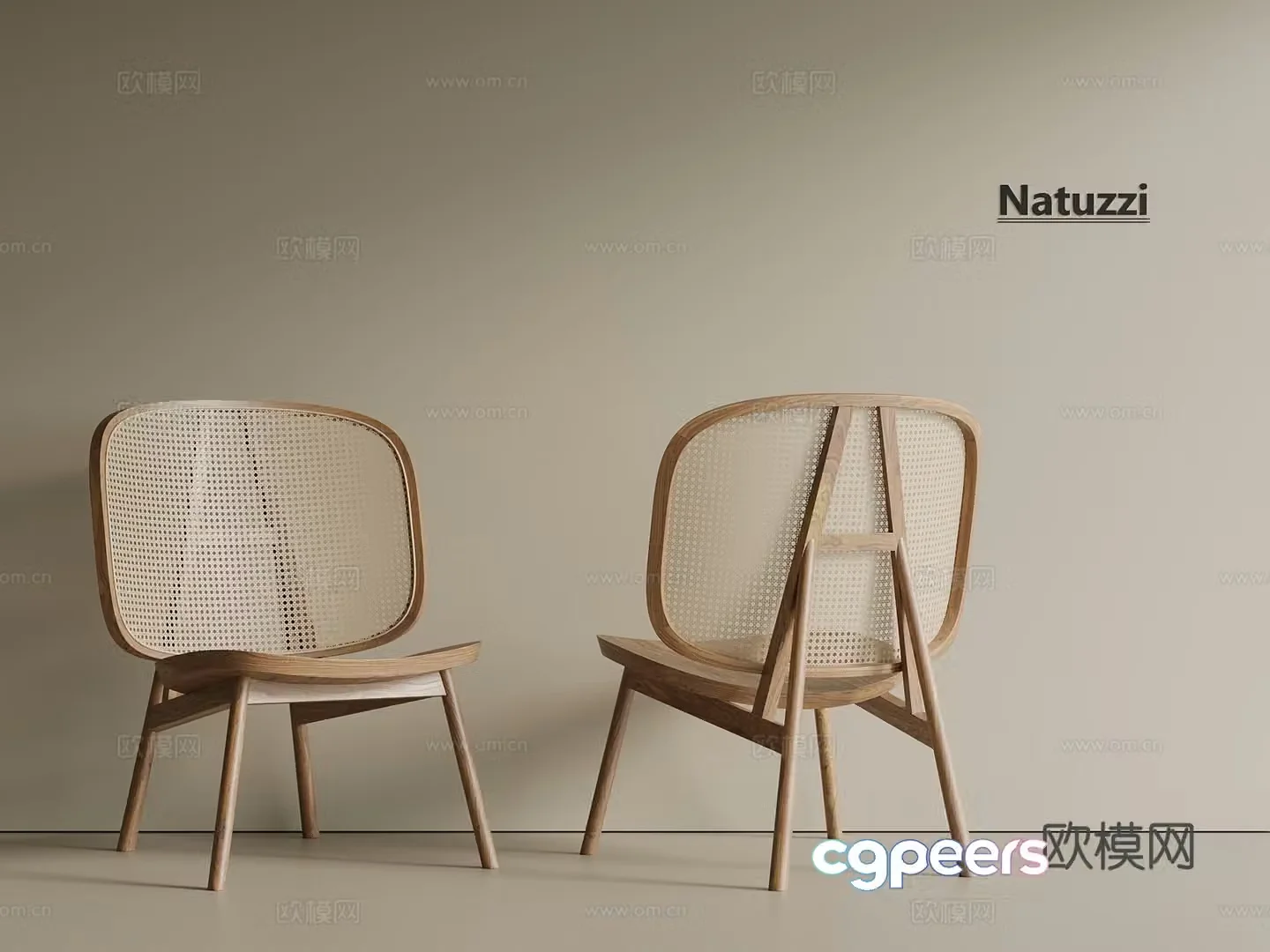Wasabi Middle Ages Leisure Chair Book Chair Wicker Chair Wooden Chair Sofa Chair 3D Model
