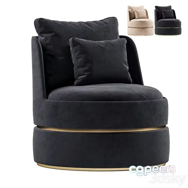 3ds Max Free – richmond arm chair