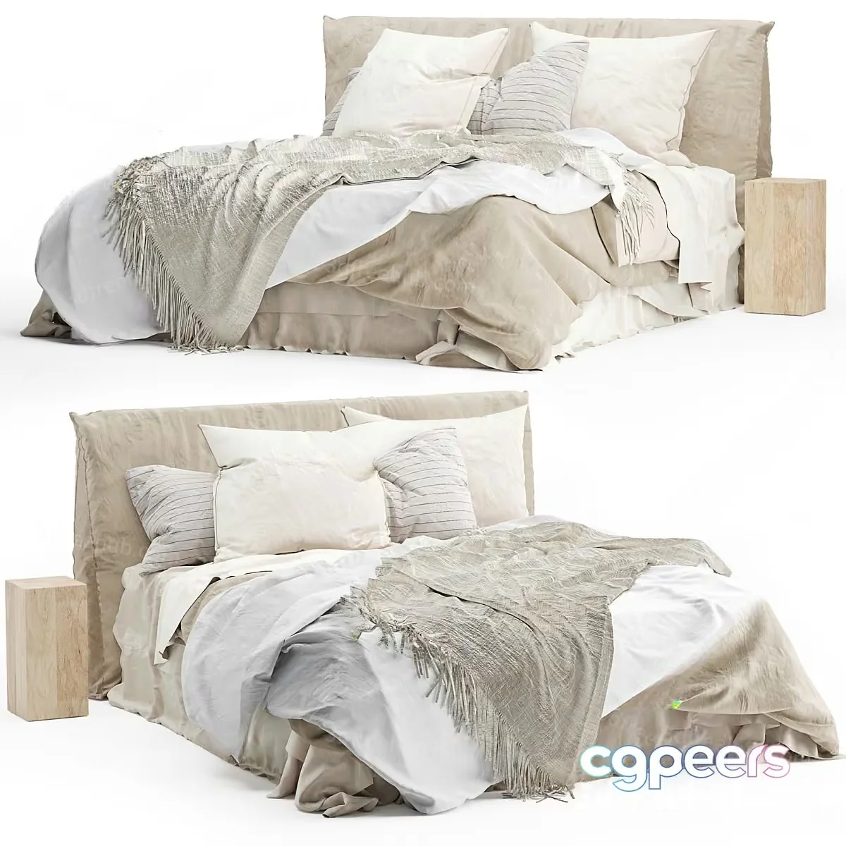Cozy Bedroom 3D Model – 19863 – VRAY Render